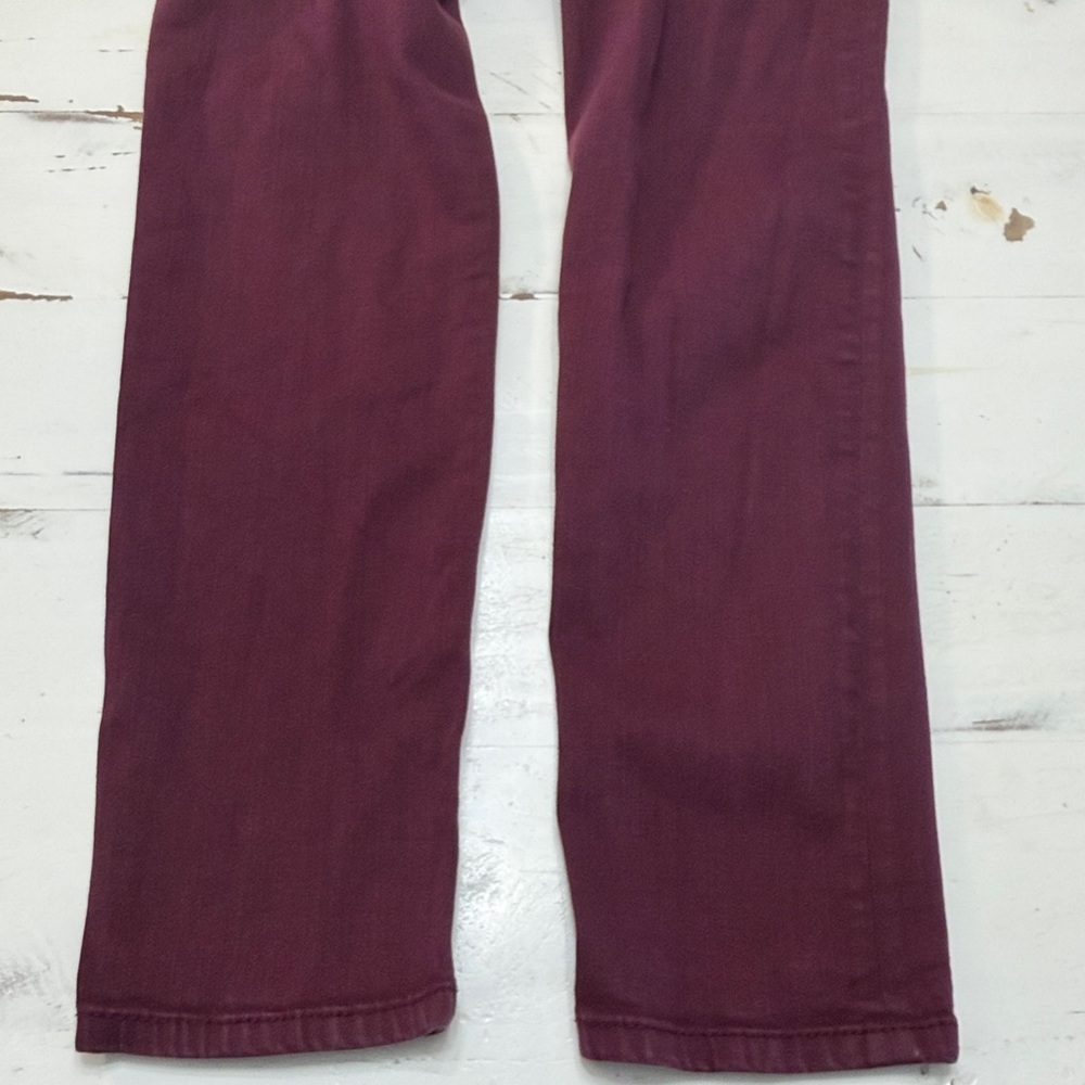 Miss Me Burgundy Mid-Rise Skinny Jeans - Picture 11 of 11